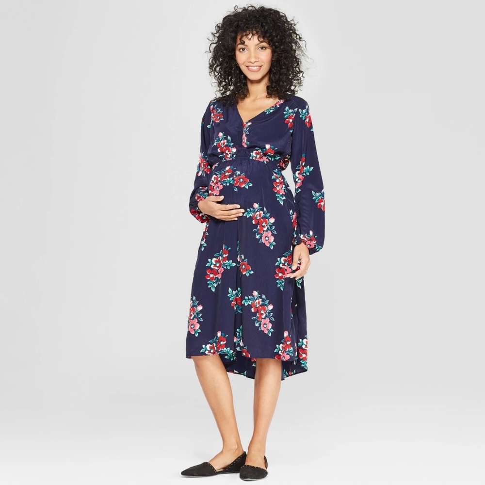 Maternity Floral Dress